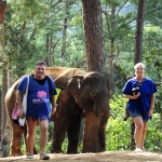 Half Day Afternoon Blue Daily Elephant Care Sanctuary, Riverfront Hiking